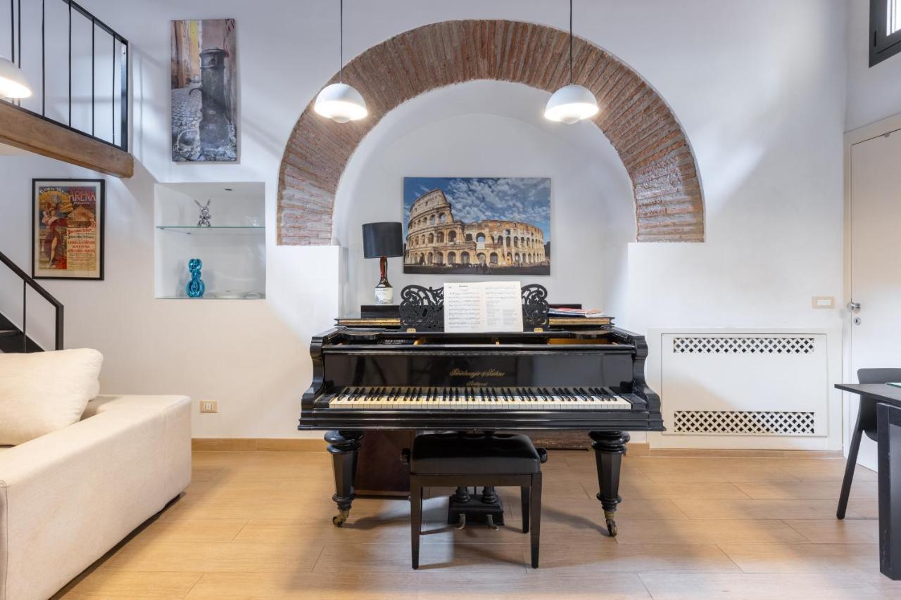 Musician Apartment Colosseo With Piano 로마 외부 사진
